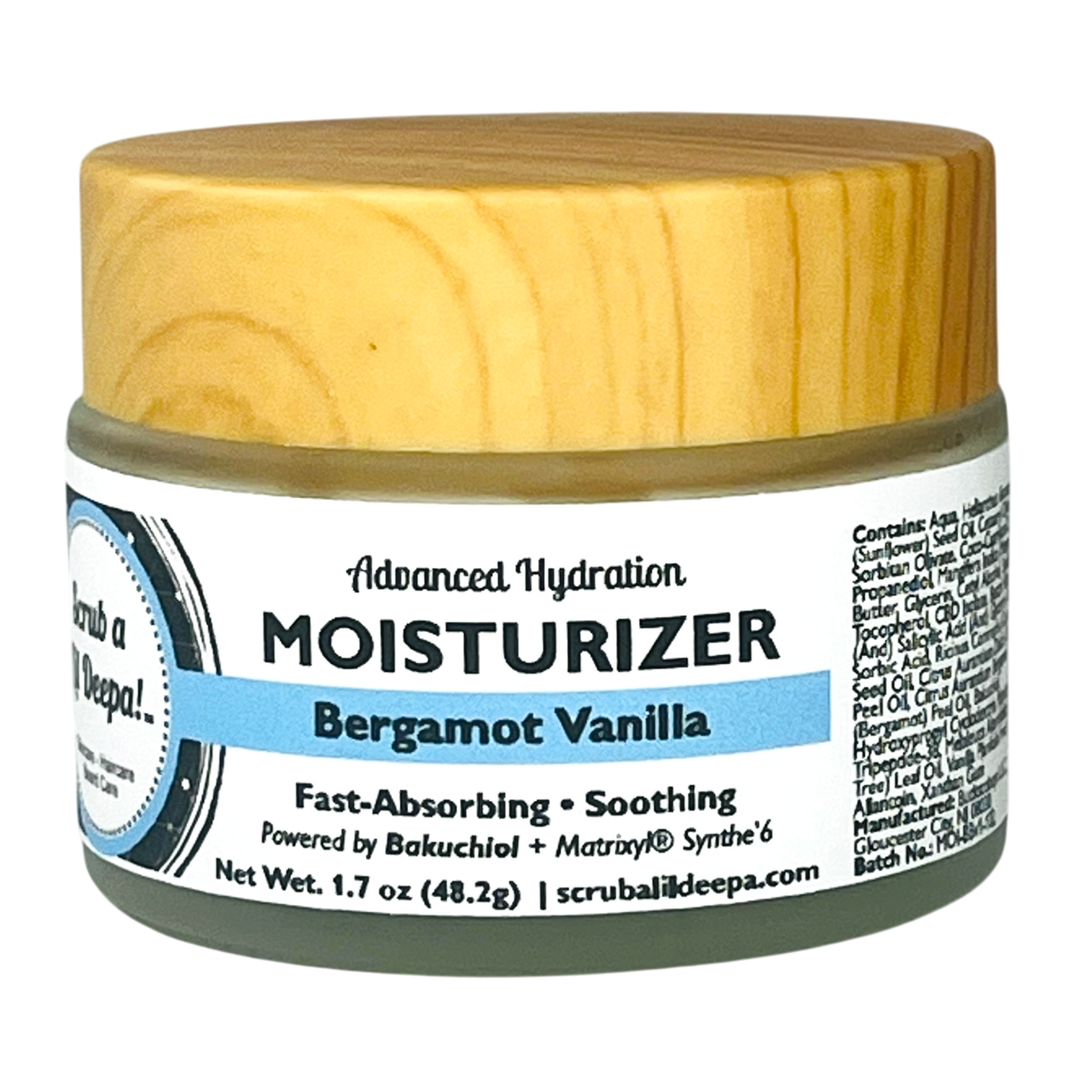 Facial Moisturizer - Bergamot Vanilla