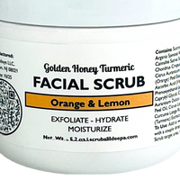 Thumbnail for Honey Turmeric Facial Scrub - Orange & Lemon