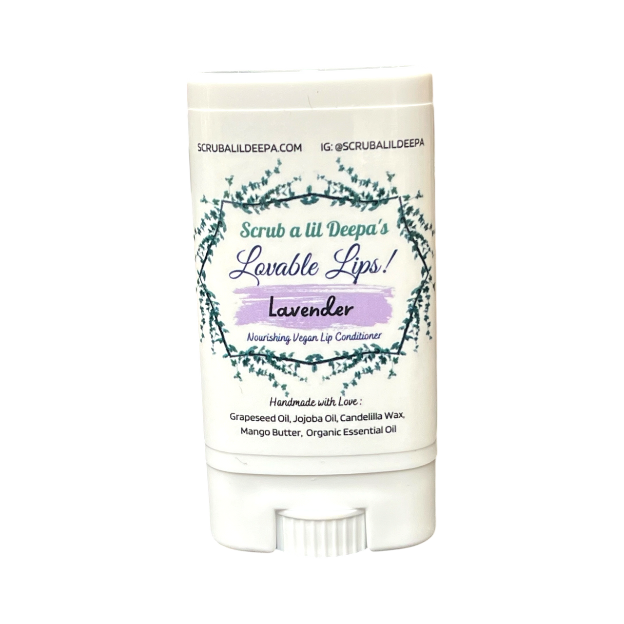 Jumbo Vegan Lip Balm - Lavender