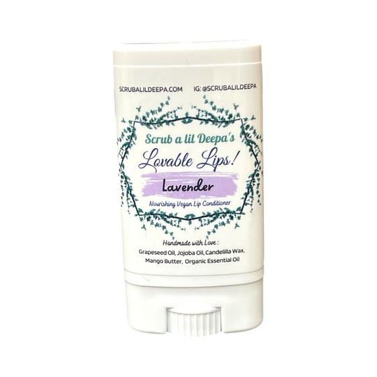 Jumbo Vegan Lip Balm - Lavender – Scrub a lil Deepa