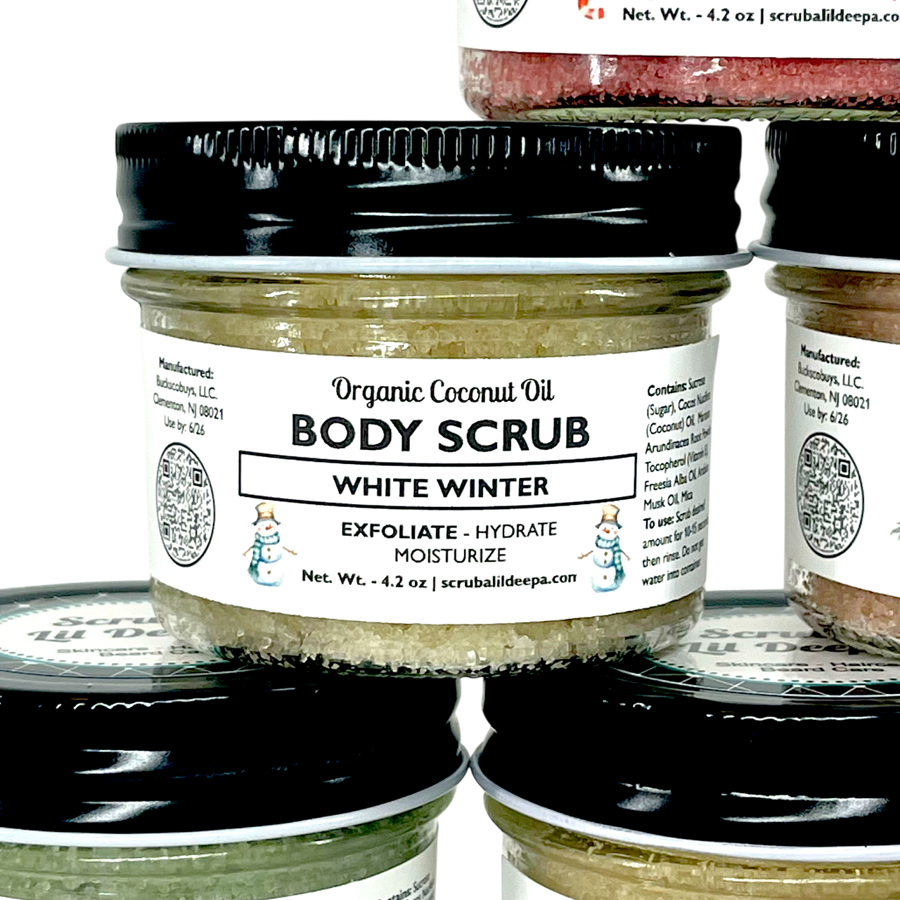 Organic Body Scrub - White Winter