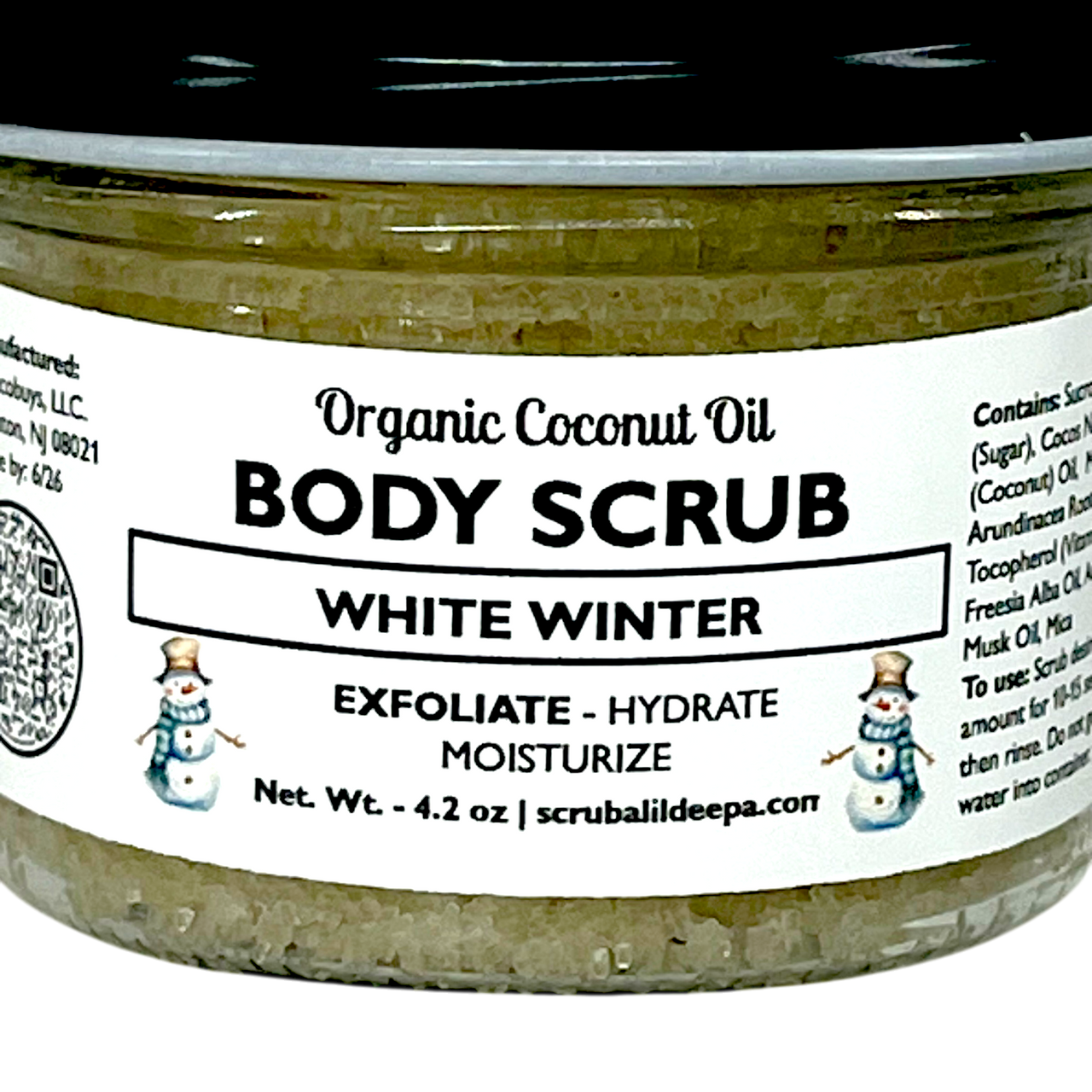 Organic Body Scrub - White Winter