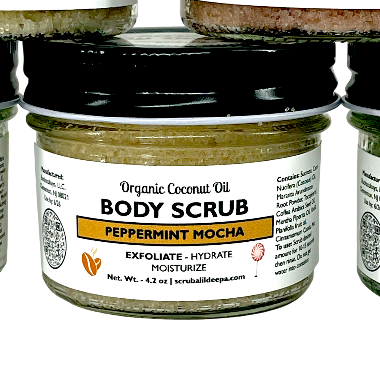 Organic Body Scrub - Peppermint Mocha