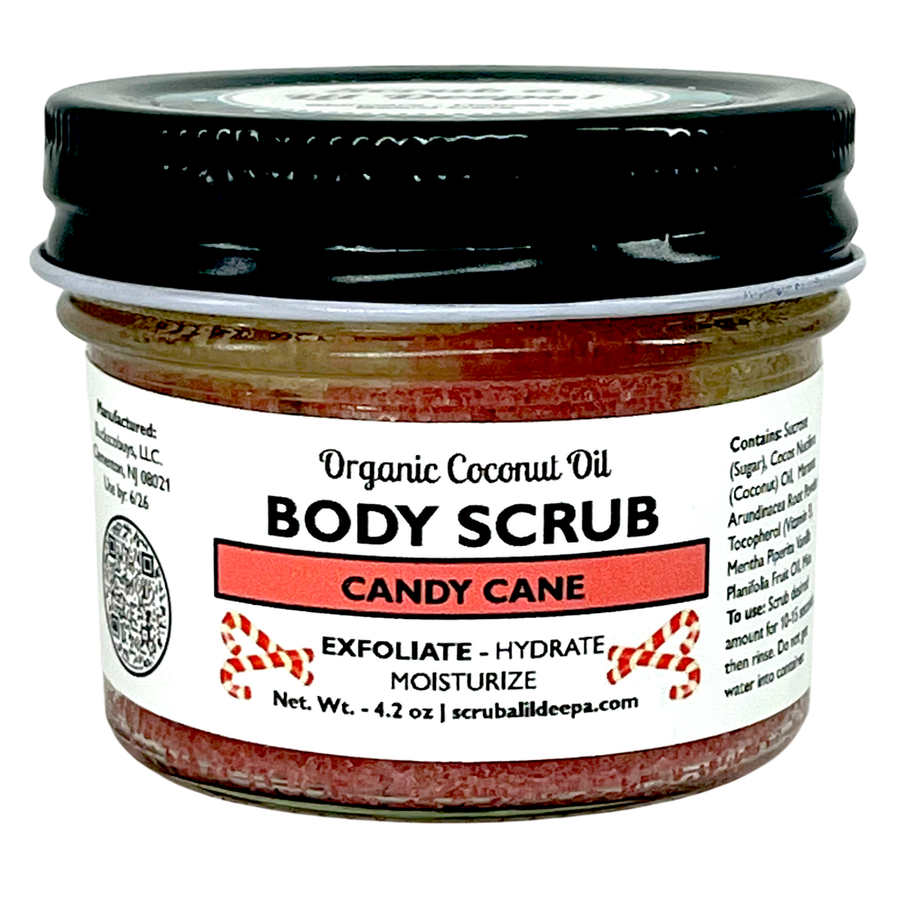 Organic Body Scrub - Candy Cane