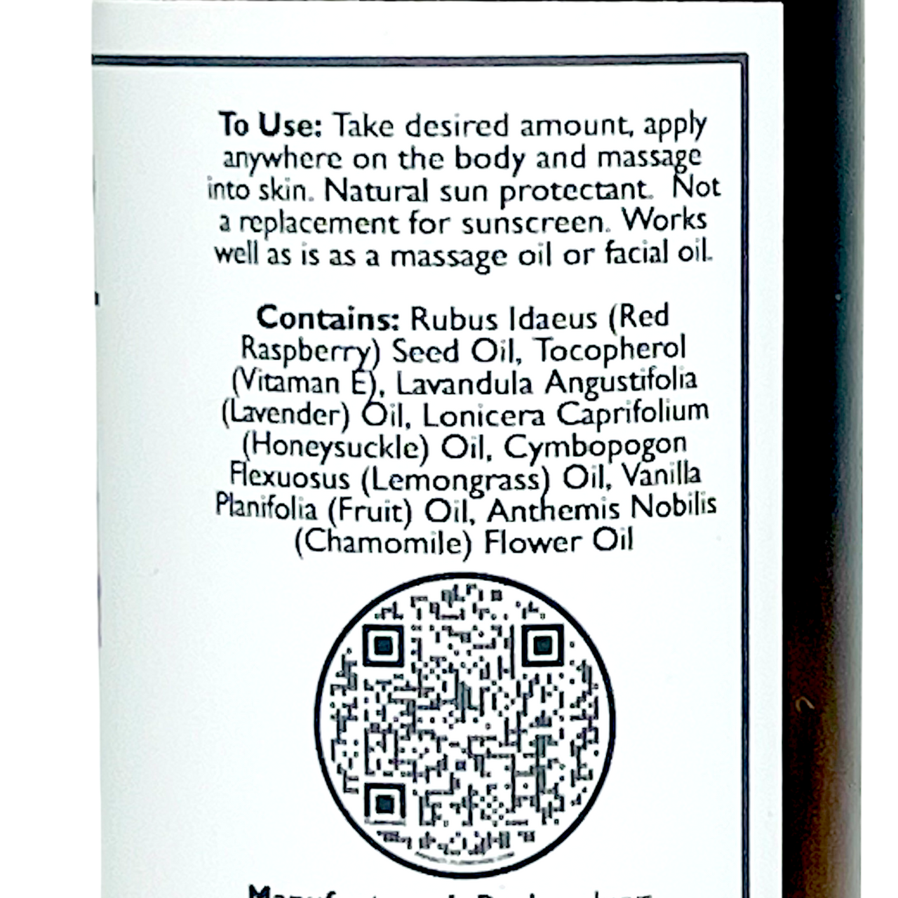 Body Oil - Red Raspberry