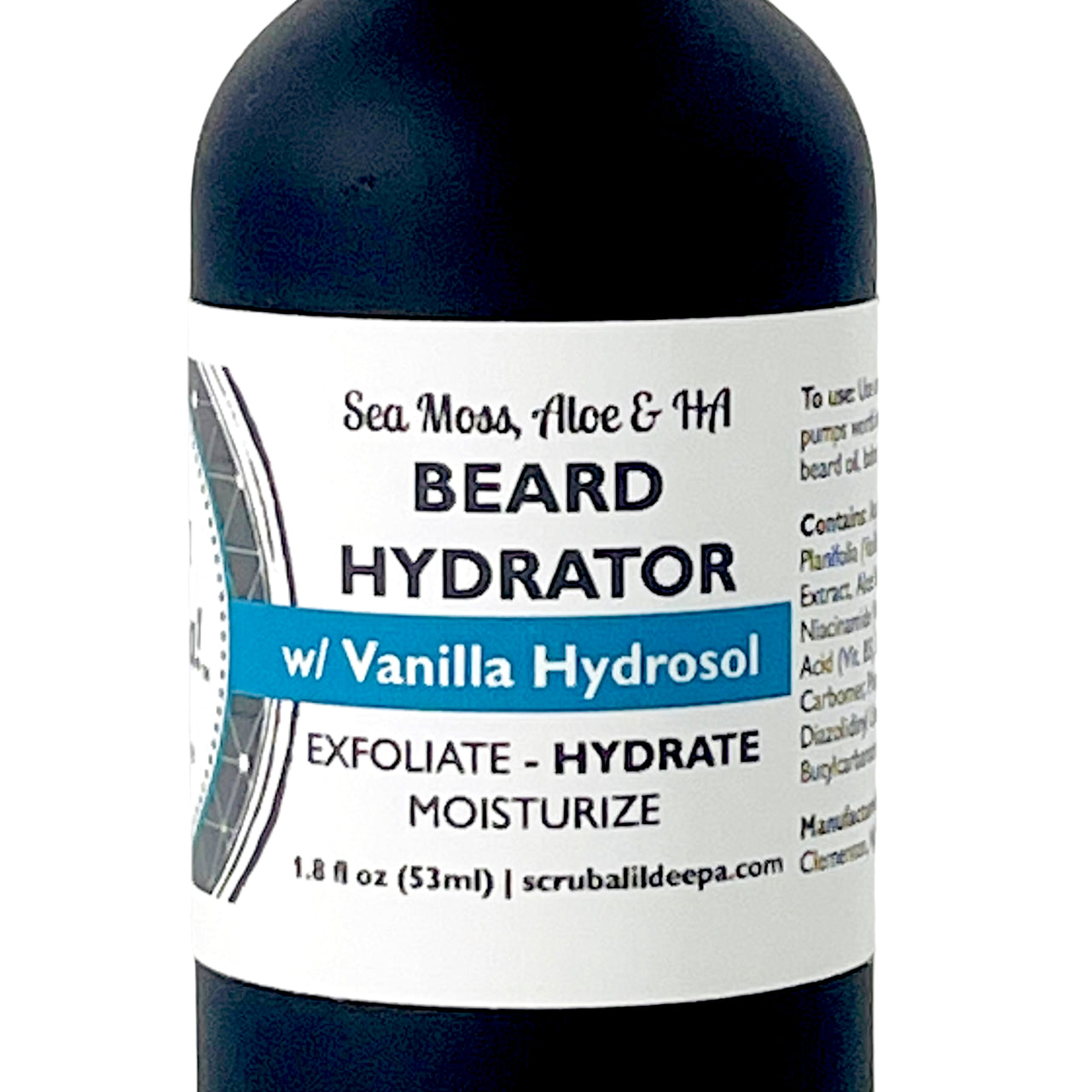 Beard Hydrator - Sea Moss, Aloe & Hyaluronic Acid w/ Vanilla Hydrosol