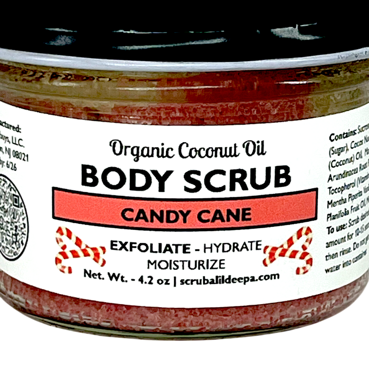 Organic Body Scrub - Candy Cane