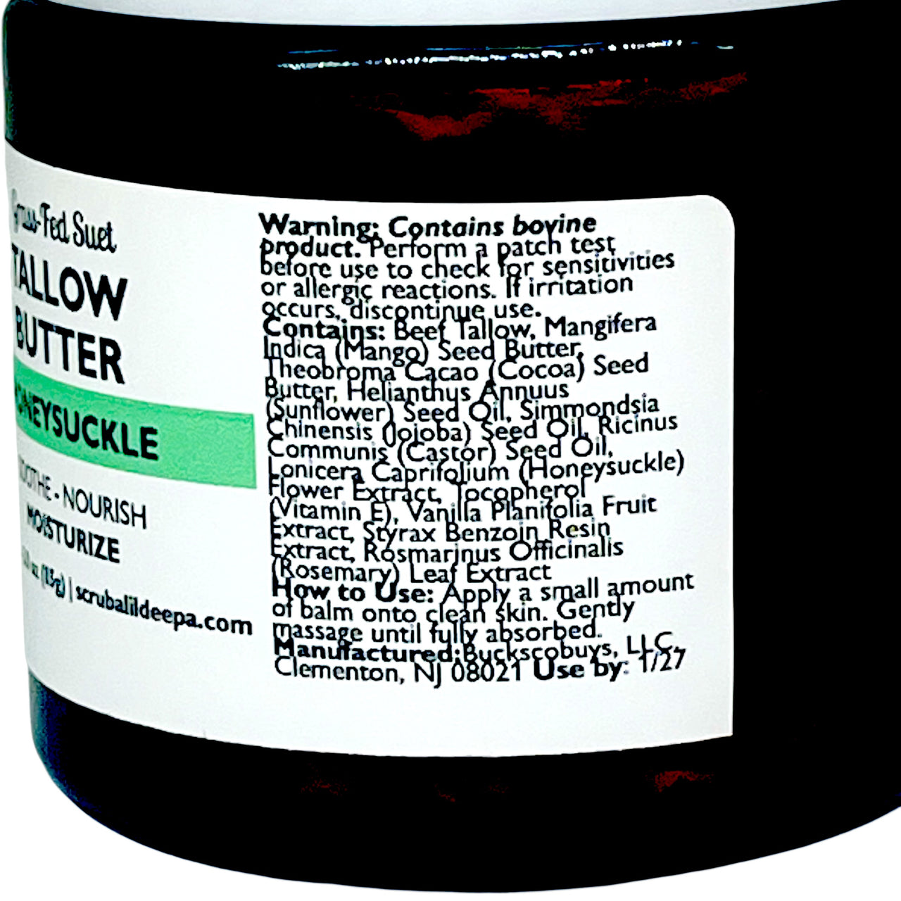 Honeysuckle Tallow Butter