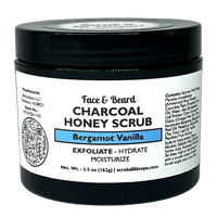 Thumbnail for Charcoal Honey Scrub - Bergamot Vanilla