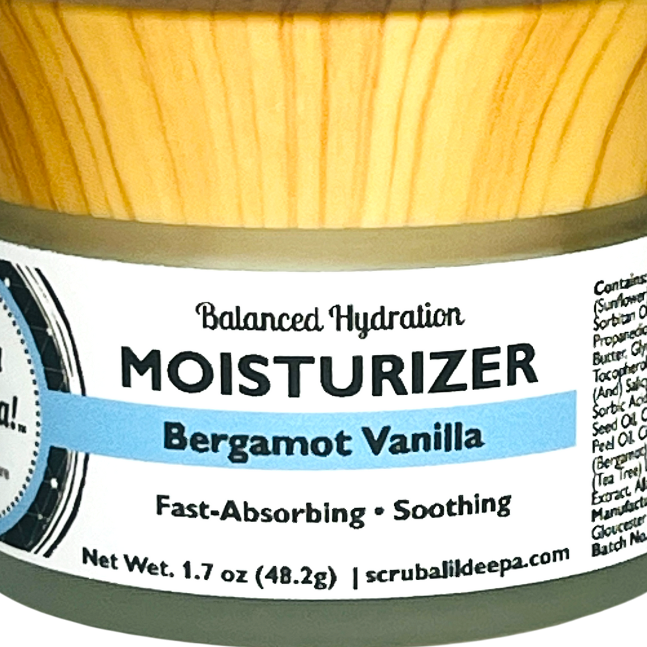 Facial Moisturizer - Balanced Hydration - Bergamot Vanilla
