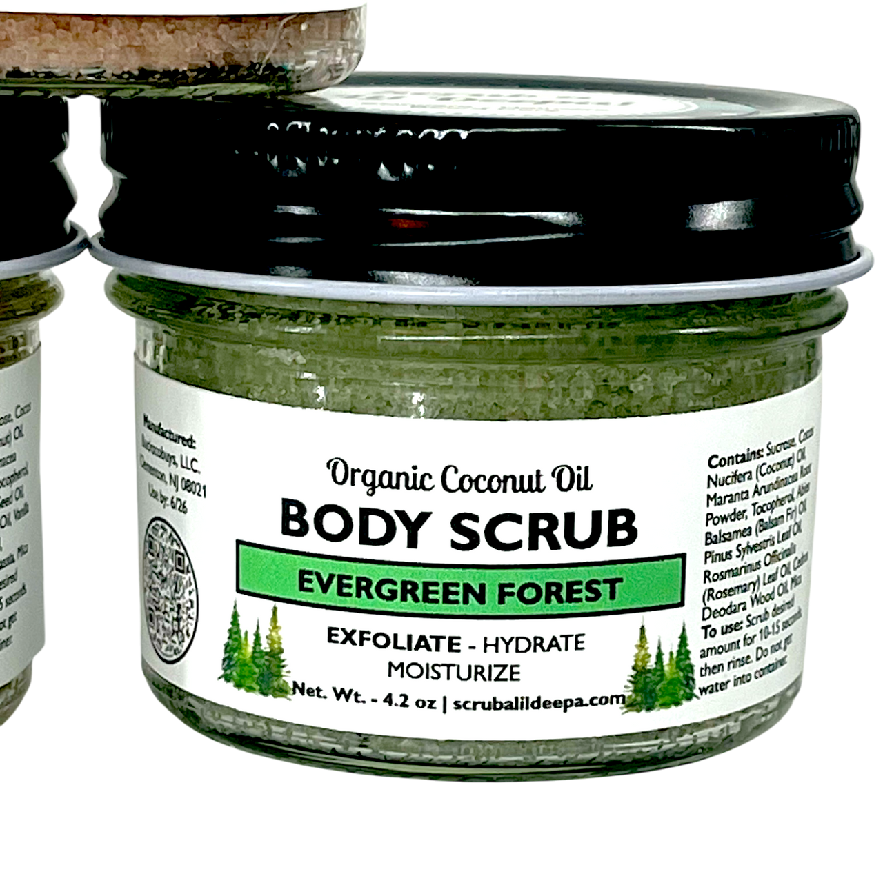 Organic Sugar Scrub - Evergreen Forest