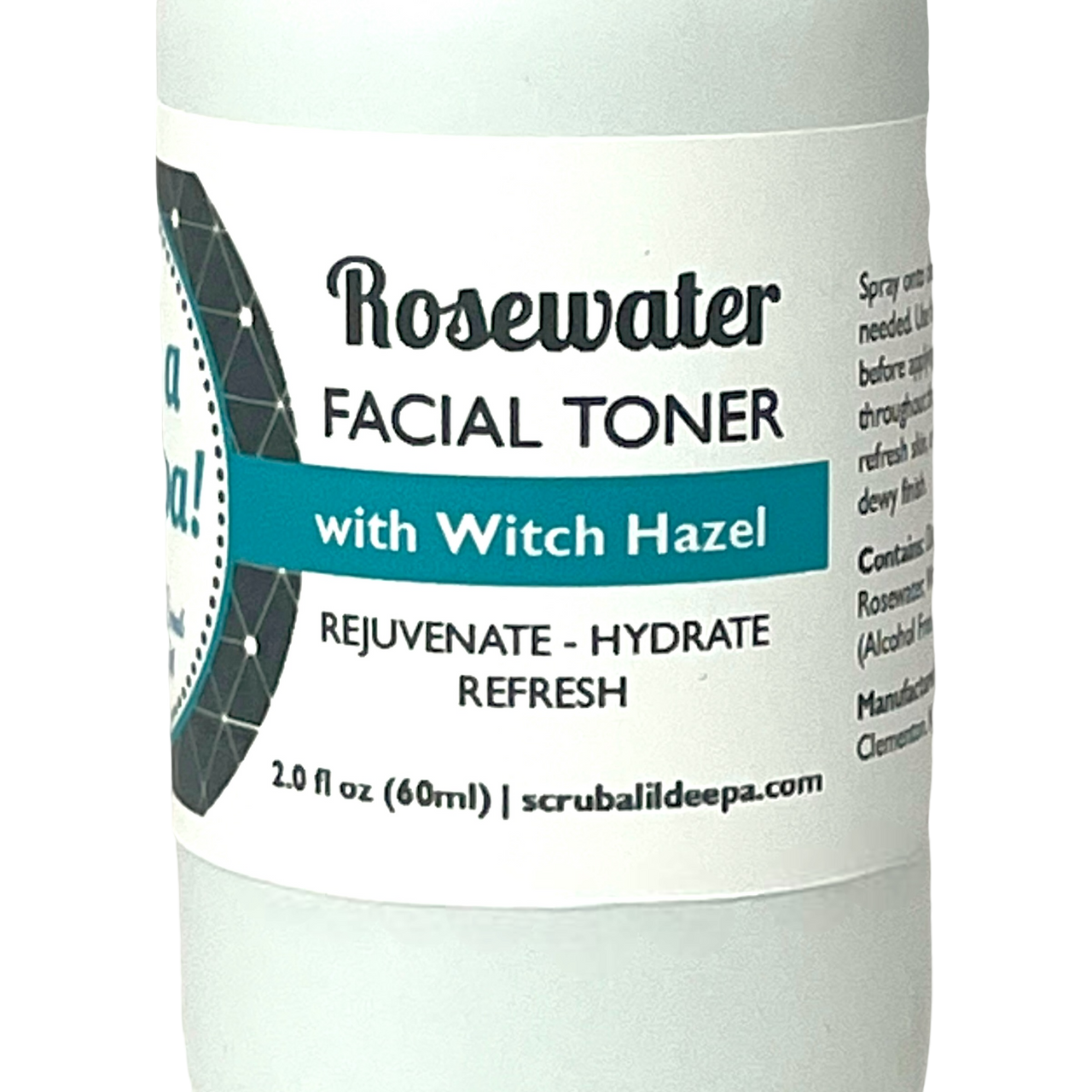 Toner - Rosewater with Witch Hazel
