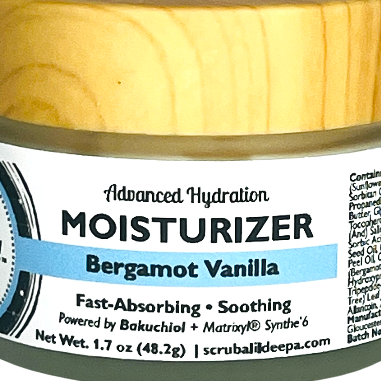 Facial Moisturizer - Bergamot Vanilla