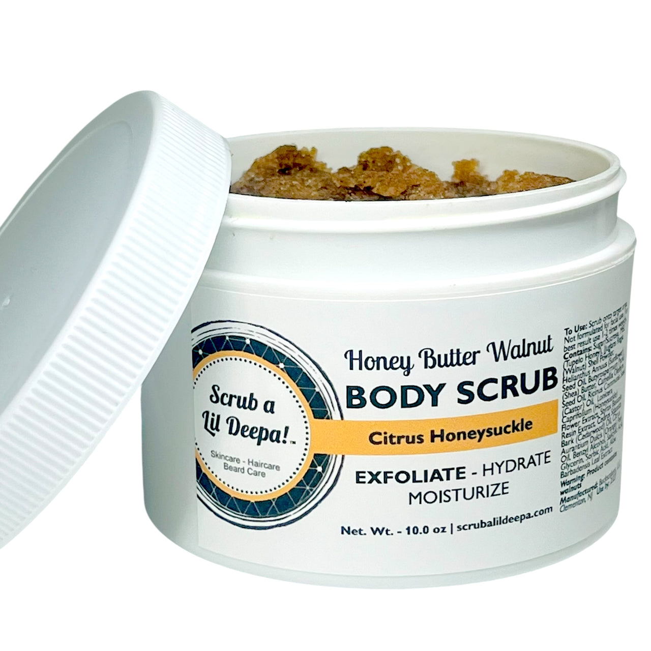 Honey Butter Walnut Body Scrub – Citrus Honeysuckle
