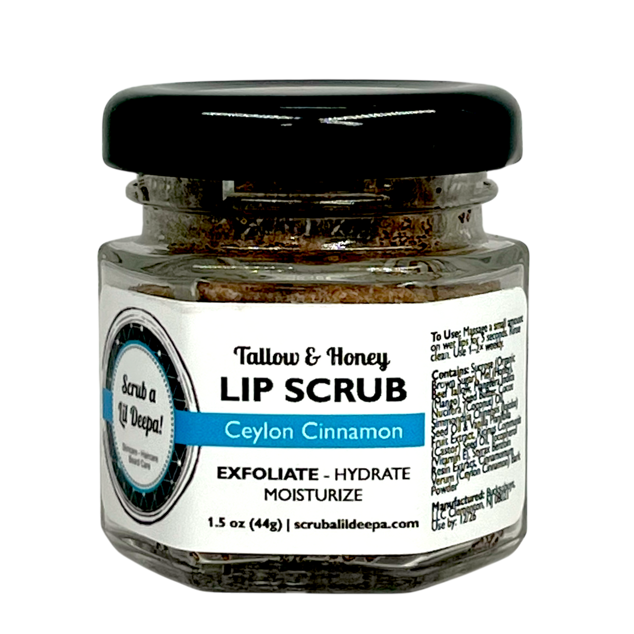Tallow Lip Scrub - Ceylon Cinnamon