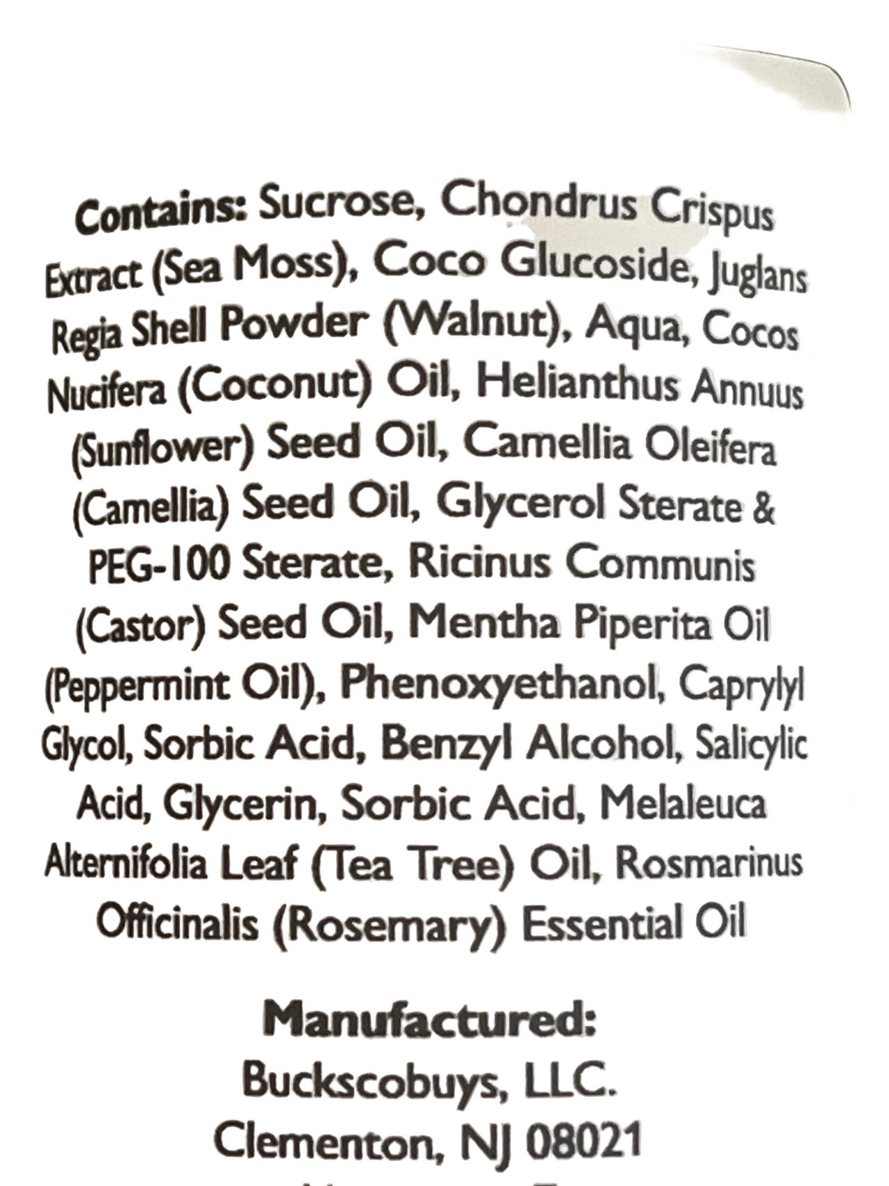 Scalp Scrub - Peppermint, Tea Tree, and Rosemary