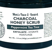 Thumbnail for Men’s Face and Beard Charcoal Honey Scrub