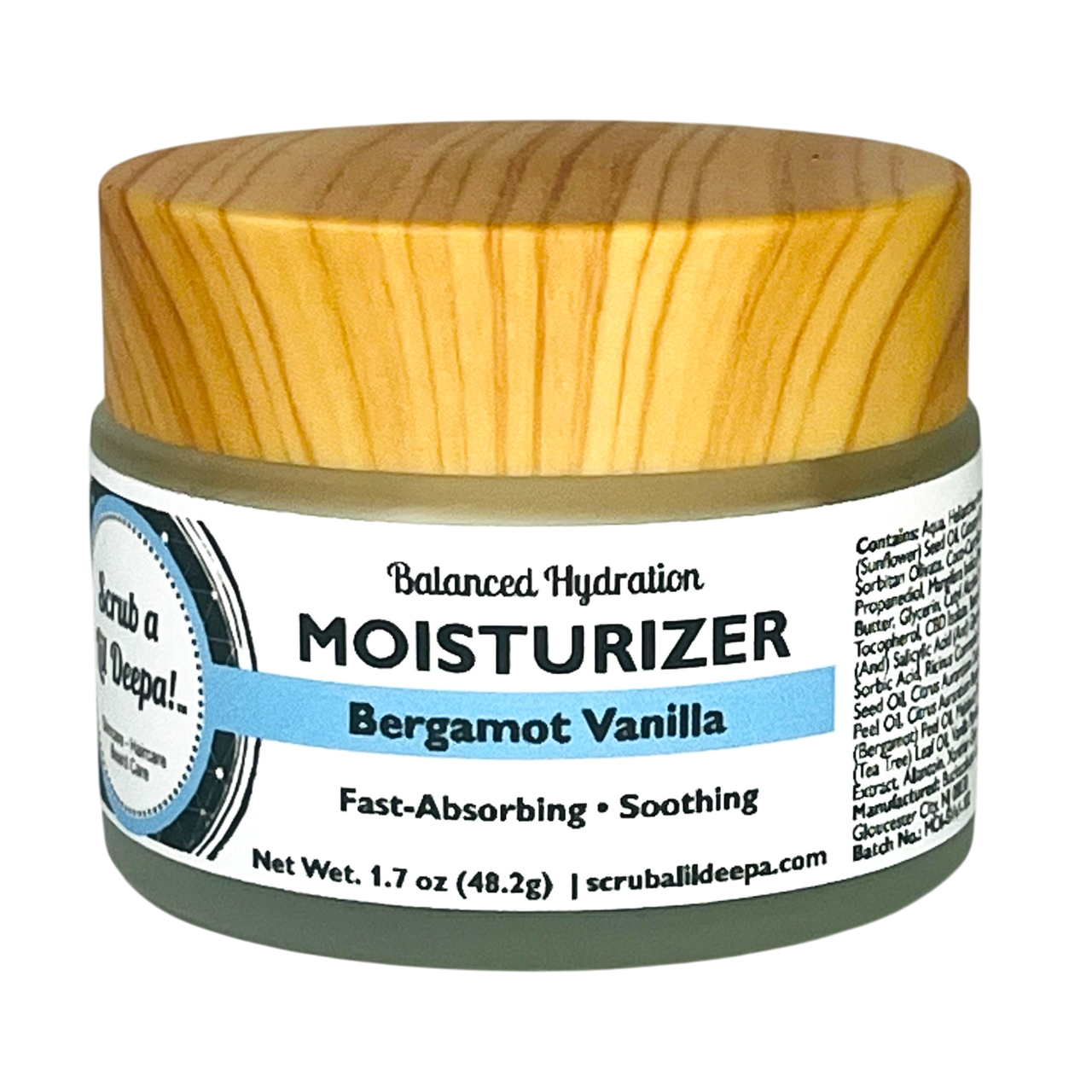 Facial Moisturizer - Balanced Hydration - Bergamot Vanilla
