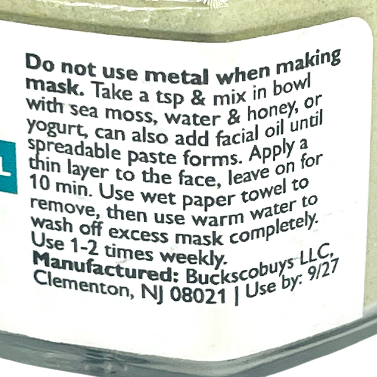 Facial Mask + Sea Moss Hydrator