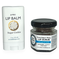 Thumbnail for Lip Combo + - Lip Scrub & Jumbo Lip Balm