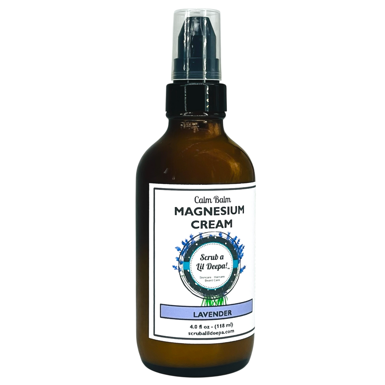 Magnesium Cream Pump - Lavender
