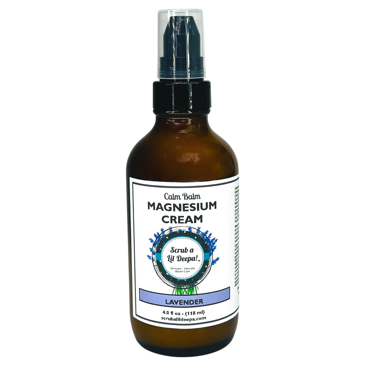 Magnesium Cream Pump - Lavender