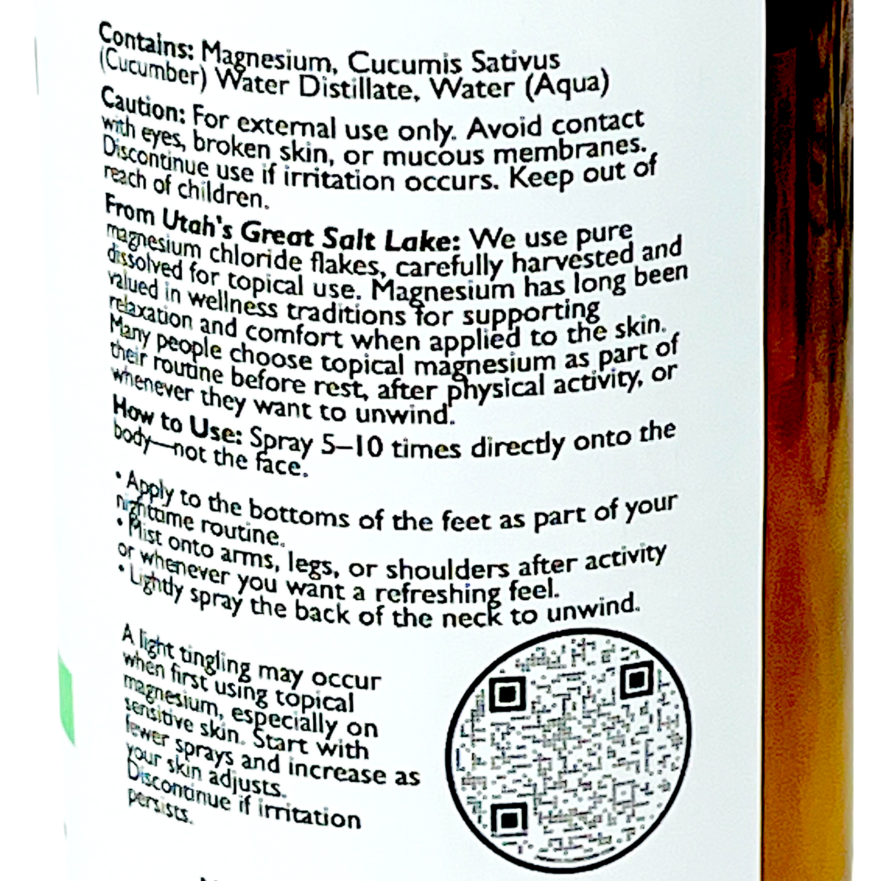Magnesium Spray - Cucumber Rose