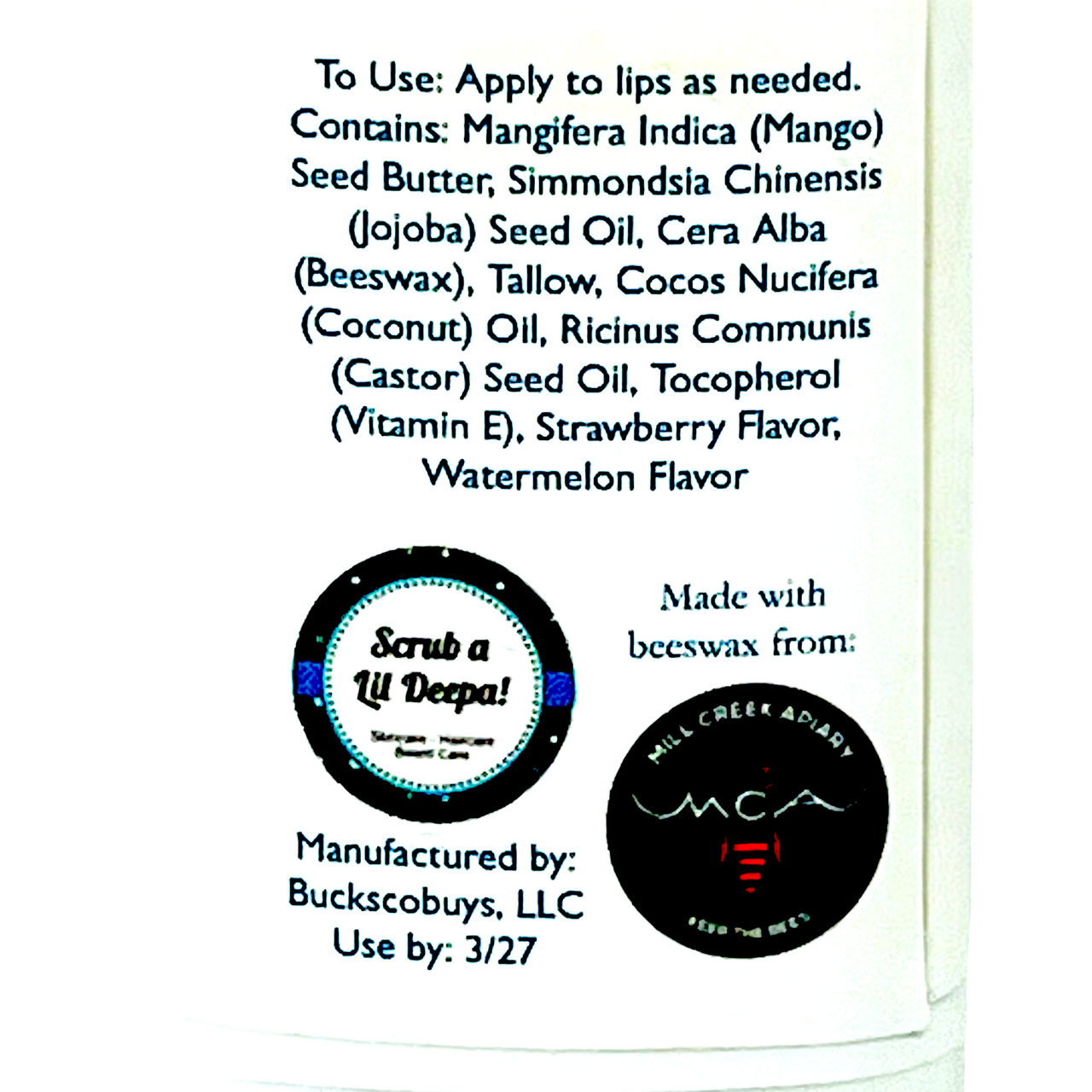 Jumbo Lip Balm - Strawberry Watermelon