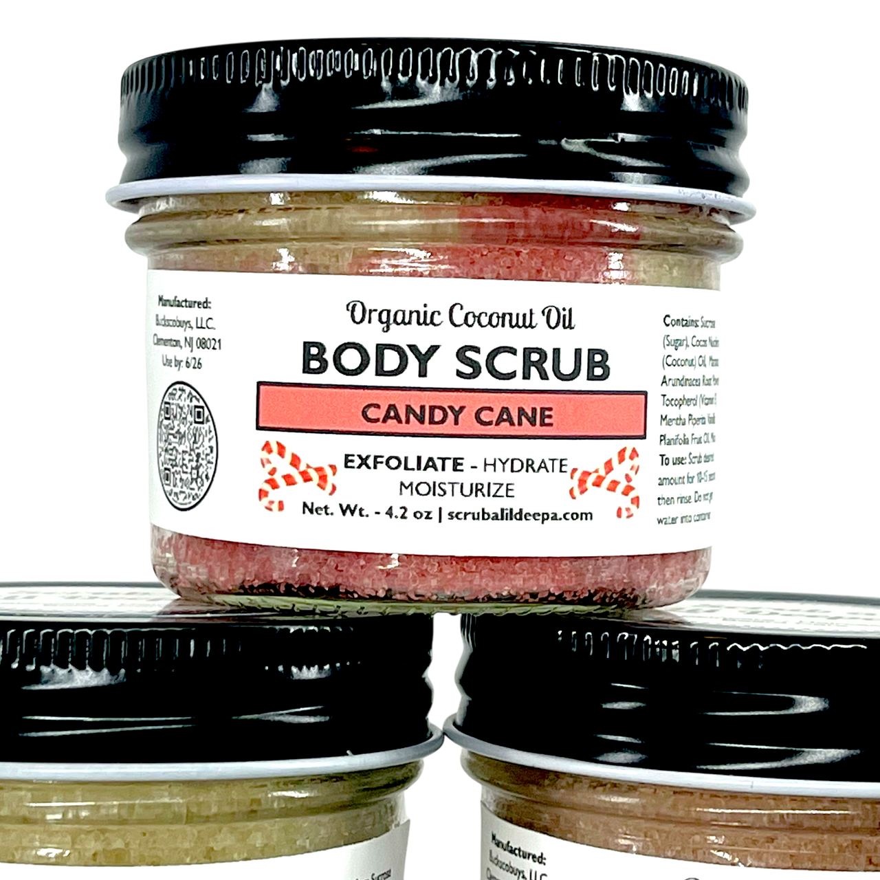 Organic Body Scrub - Candy Cane