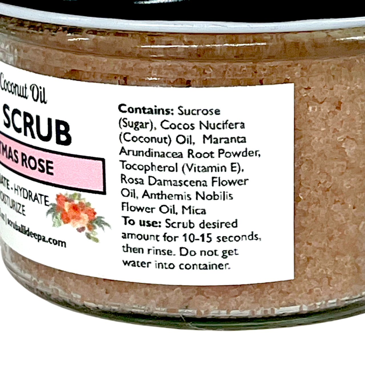 Organic Sugar Scrub - Christmas Rose