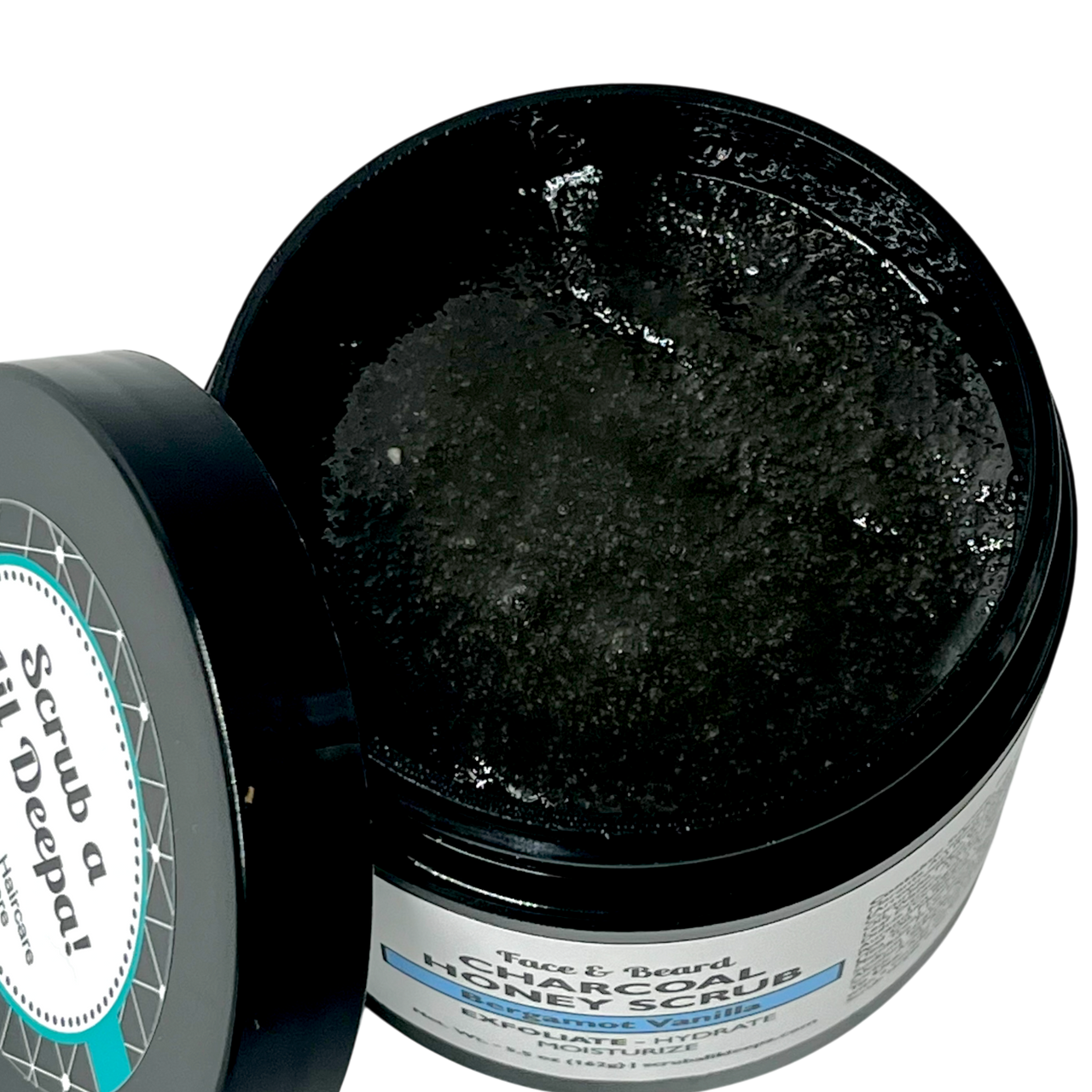 Charcoal Honey Scrub - Bergamot Vanilla