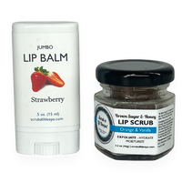 Thumbnail for Lip Combo + - Lip Scrub & Jumbo Lip Balm