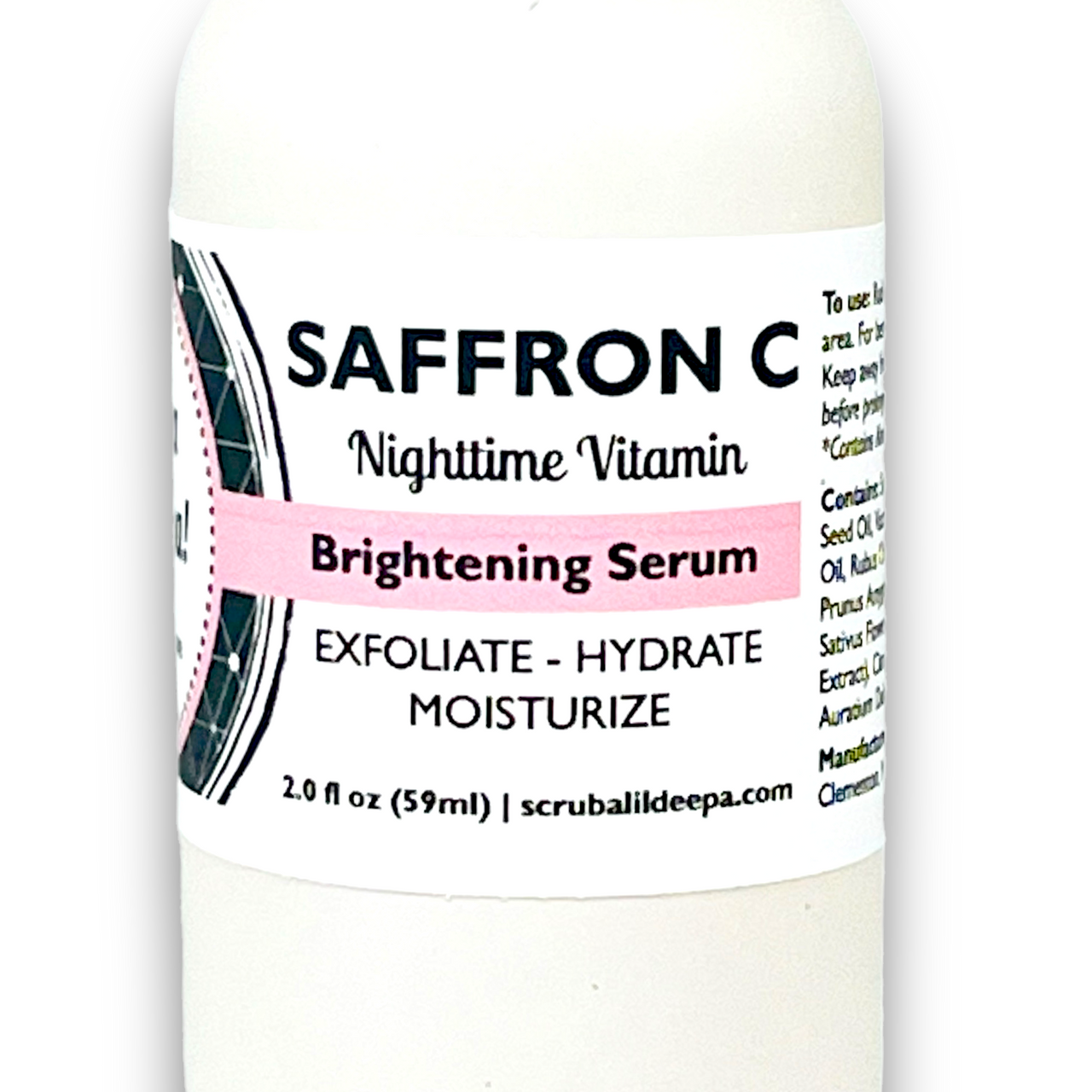 Saffron C Brightening Serum - 2 oz.