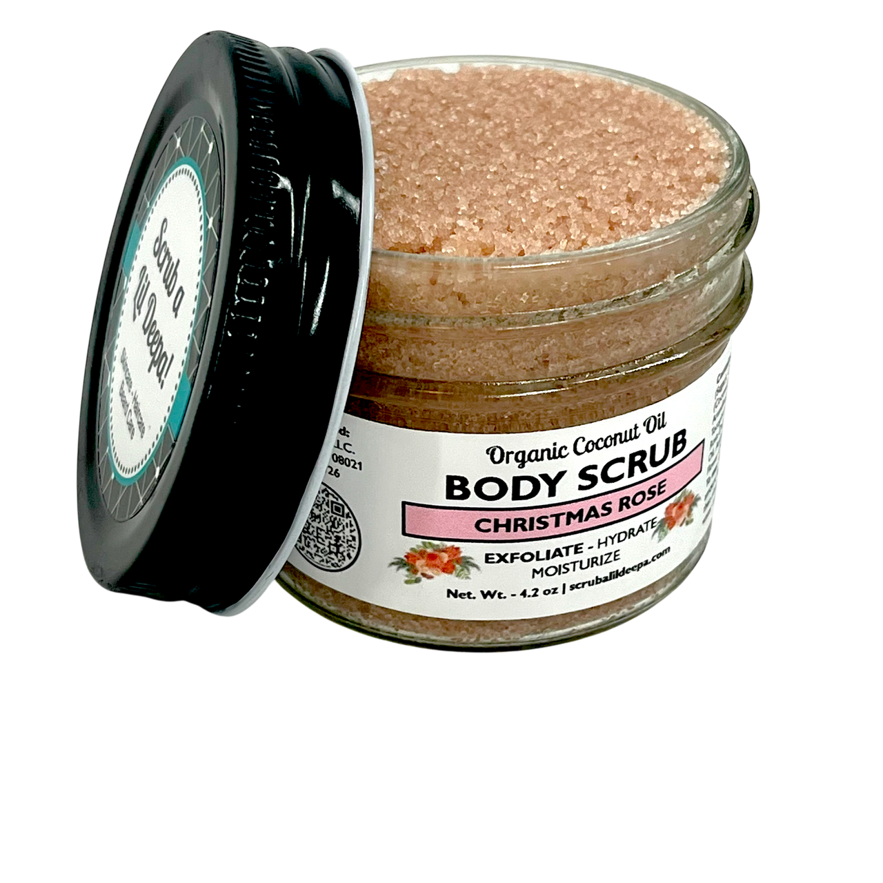 Organic Sugar Scrub - Christmas Rose