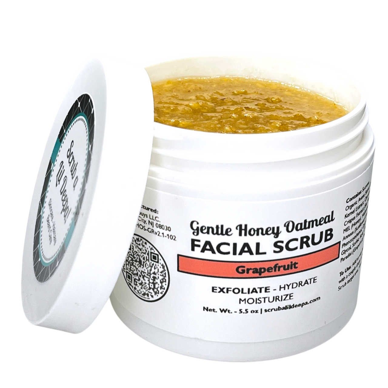 Honey Oatmeal Grapefruit Scrub