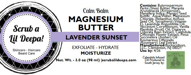 Magnesium Body Butter - Lavender Sunrise (limited batch)