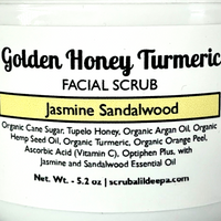 Thumbnail for Golden Honey Turmeric Facial Scrub - Jasmine Sandalwood