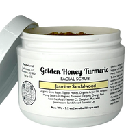 Thumbnail for Golden Honey Turmeric Facial Scrub - Jasmine Sandalwood