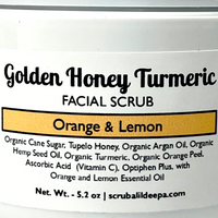 Thumbnail for Golden Honey Turmeric Facial Scrub - Orange & Lemon